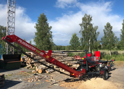 Ytterligare en vedmaskin för uthyrning